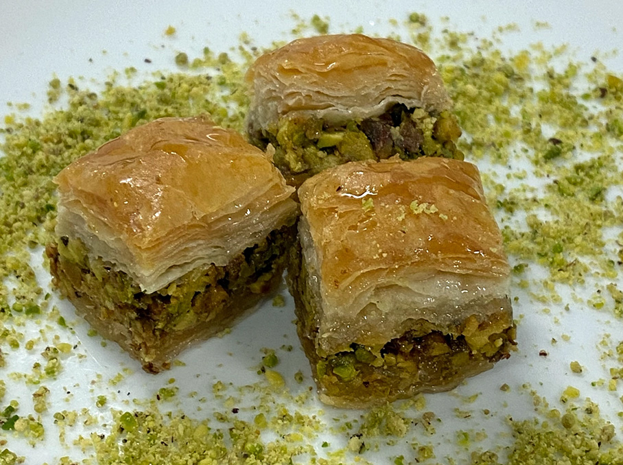 Baklawa Pieces Pistachio