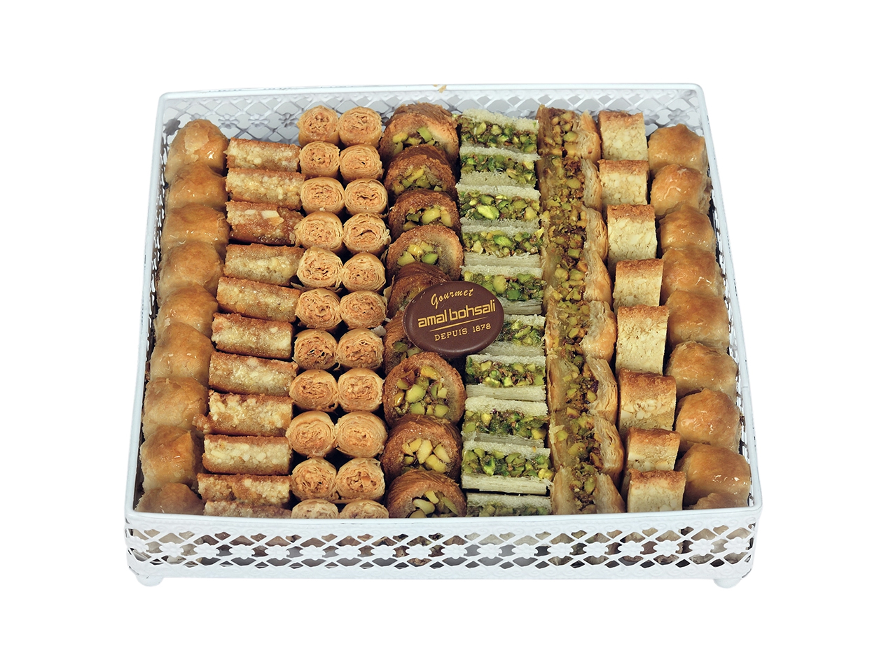 Half Cashew & Half Pistachio Baklawa